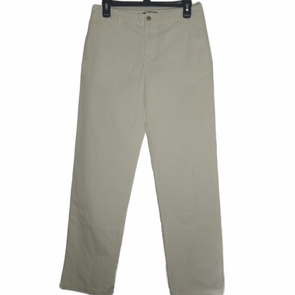 Polo Ralph Lauren Boys White Khaki Pants Size 18 NWOT